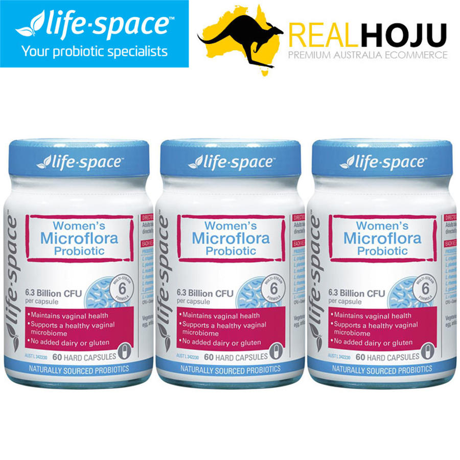 <b>라이프 스페이스 질</b>유산균 63억 마이크로플로라 60캡슐 3개