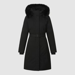 [르꼬끄 공식몰] 여성 레귤러핏 롱 구스 다운 자켓 QQ422ODJN2