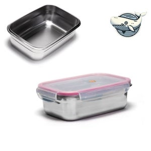 친절한탄씨 밀폐 가능한 스테인리스 사각 보관 용기 찬통 찬합 찬기 스텐용기 반찬통 김치통