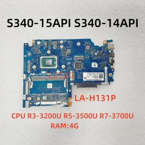 LA-H131P Lenovo ideapad S340-14API/S340-15API 노트북 마더보드 R3 R5 R7 CPU 4G 5B20S42262 100% 테스트됨 OK