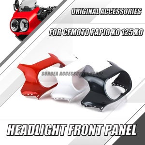 CFMOTO Papio XO 125 XO용 정품 헤드라이트 패널 전조등 커버, 전면 에어 디플렉터, 헤드라이트 패널 가드 하우징