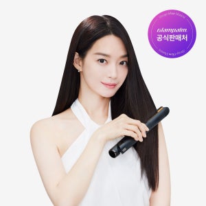 글램팜 [GP201TBK] 글램뮤즈 터치 플랫 (오리지널블랙) 판고데기 미용실매직기