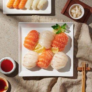 광어연어 모둠회 (300G)