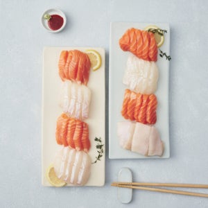광어 연어 모둠회 (400G)