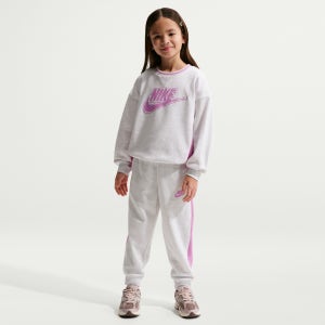 나이키 리틀키즈 프렌치 테리 컬러블록 투피스 크루 세트 IU5490-051