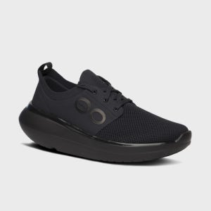 [우포스] [Oomy Stride] 올블랙 여성 운동화 UPSO6E077BB