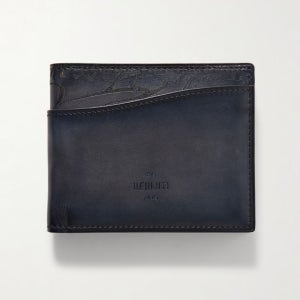 벨루티 블루 마코레 네오 스크리토 베네치아 가죽 지갑 25 FW Blue Makore Neo Scritto Venezia Leather Billfold Walle 148236207