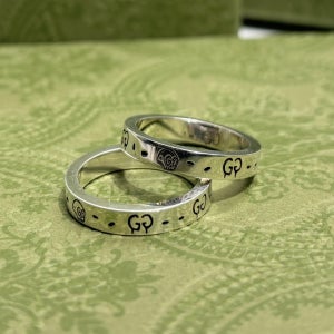 구찌 MUST IT_ 477932 J8400 0701 남성 실버 인터로킹 고스트 해골 링 반지