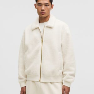 룰루레몬 남성 루나 뉴 이어 텍스처드 플리스 보머 재킷