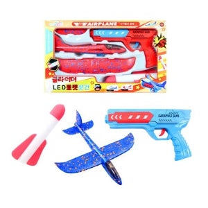 케이티알파쇼핑 글라이더 LED 로켓 샷건 (색상랜덤)