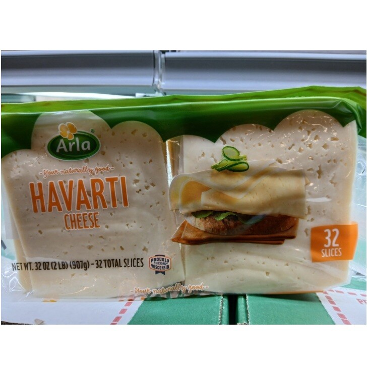 ARLA 하바티 슬라이스 치즈 907g 코스트코 아이스박스포장
