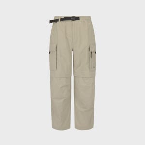 [시에라디자인] 라몬트(LAMONT) 9부 2WAY 컨버터블 팬츠 (와이드핏) LIGHT BROWN