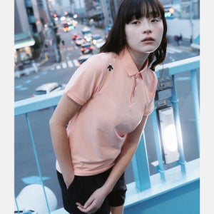 [데상트] 터프 폴로 반팔 티셔츠 코랄 SR123UPS11 SR123UPS11_CORL