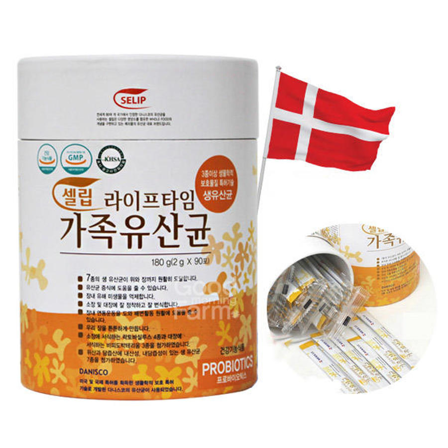 <b>셀립</b> 라이프타임 가족유산균 90포 생유산균 장건강 프로바이오틱스