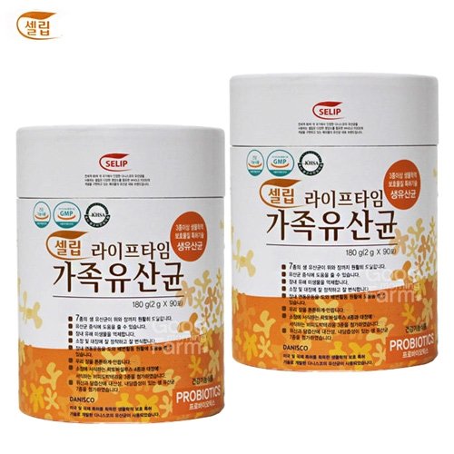 <b>셀립</b> 라이프타임 가족유산균 90포 2통 생유산균