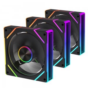 LEADCOOL EVO-120 ARGB PWM (3팩, 블랙)