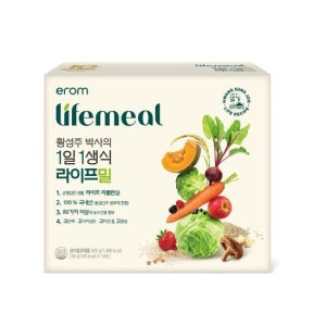 이롬생식 황성주박사의1일1생식 라이프밀 14포