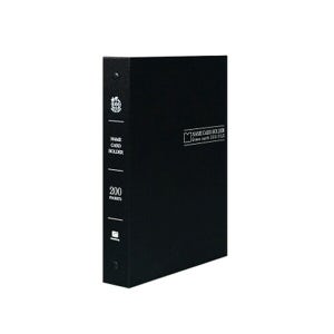 케이티알파쇼핑 명함보관 3공 명함첩 4단 1P 200포켓 앨범 바인더