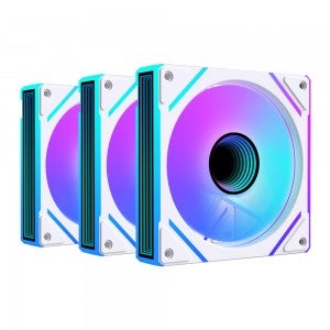 AONE STORM INFINITY PRO-120 ARGB PWM REVERSE (3팩, 화이트)