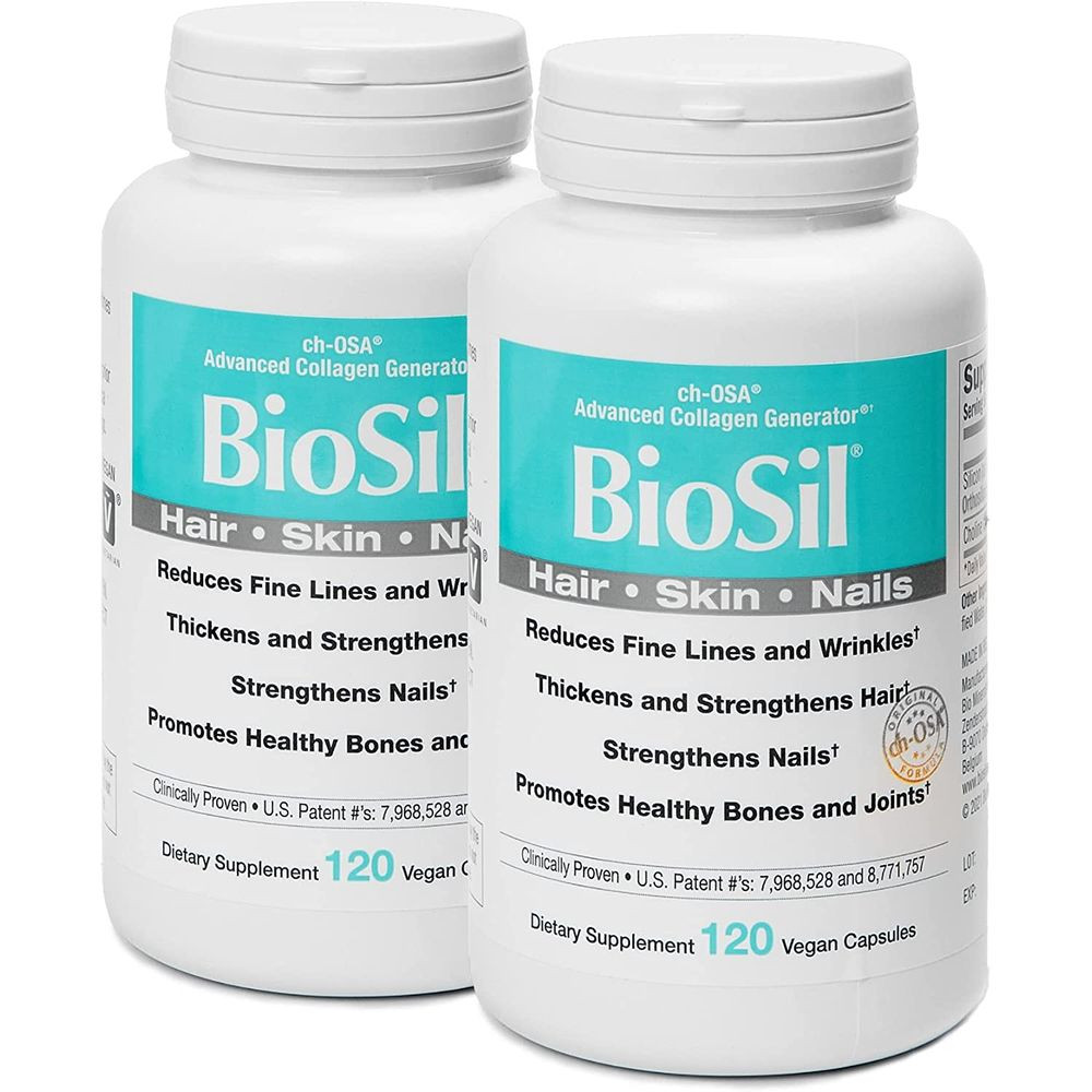 바이오실 어드밴스드 콜라겐 제너레이터 <b>120캡슐</b> X 2팩 <b>헤어 스킨 네일  120</b>정  2개