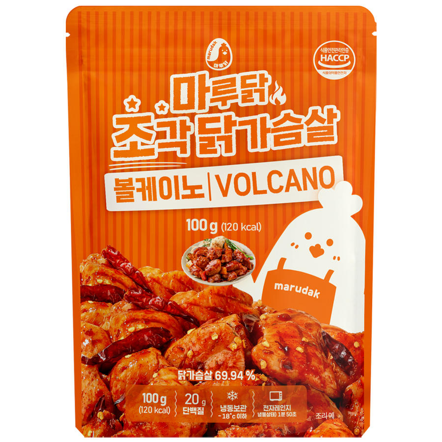 유기농마루 마루닭 조각 닭가슴살 볼케이노 성분 분석