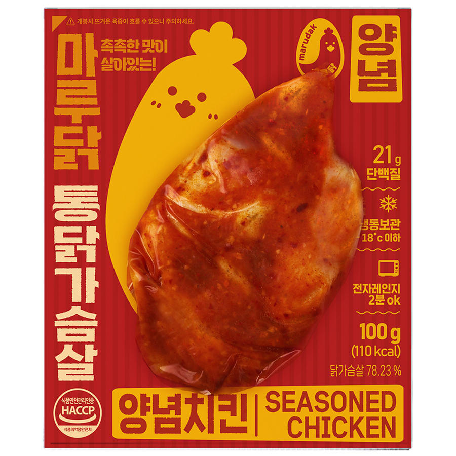 유기농마루 마루닭 통닭가슴살 양념치킨 성분 분석