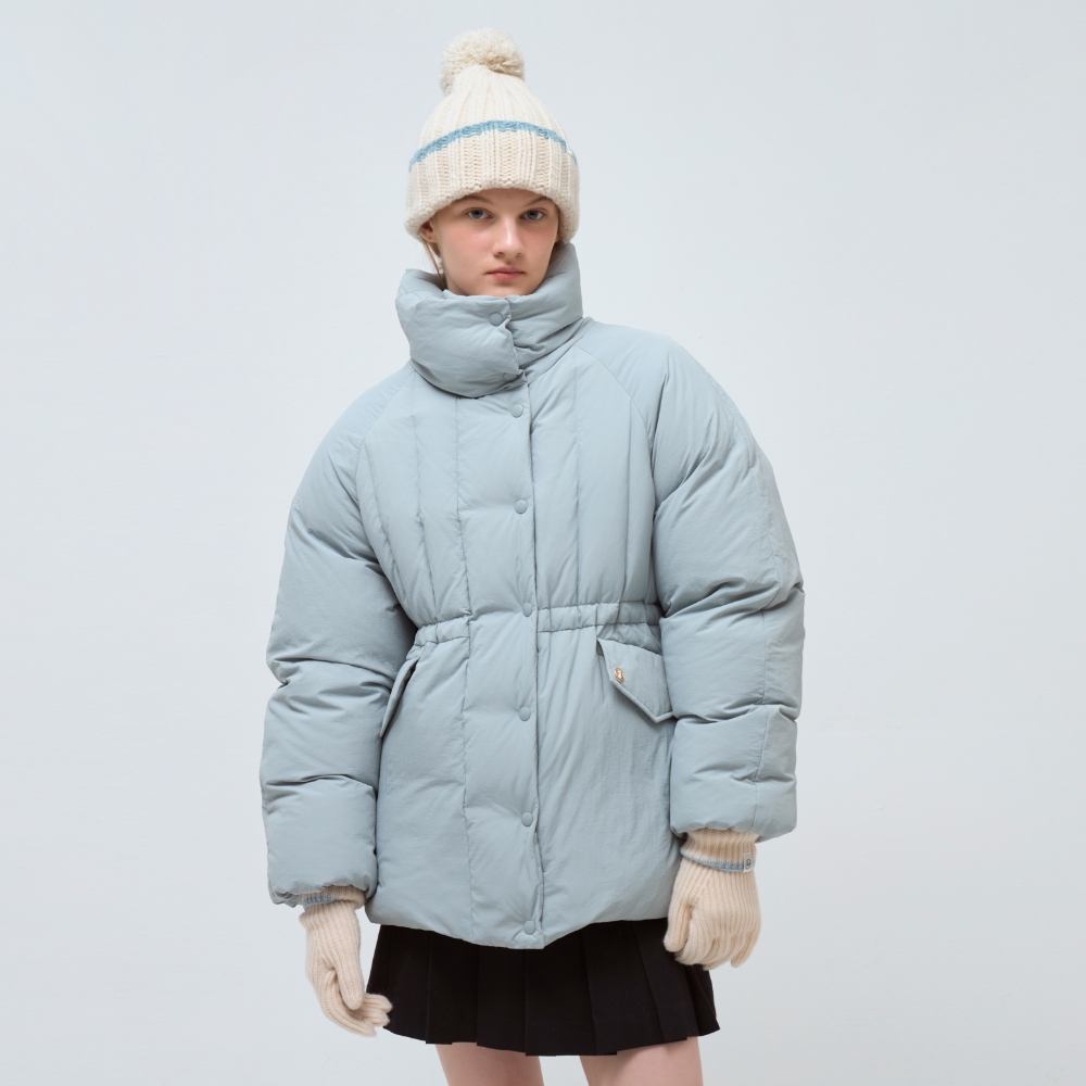 [드파운드] stand collar padded jumper (3colors)
