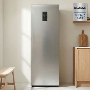 클라쎄 위니아 클라쎄 컨버터블 김치냉장고 스탠드형 120리터 KAE112SSM4MSV(AK)+전용 투명용기6개포함