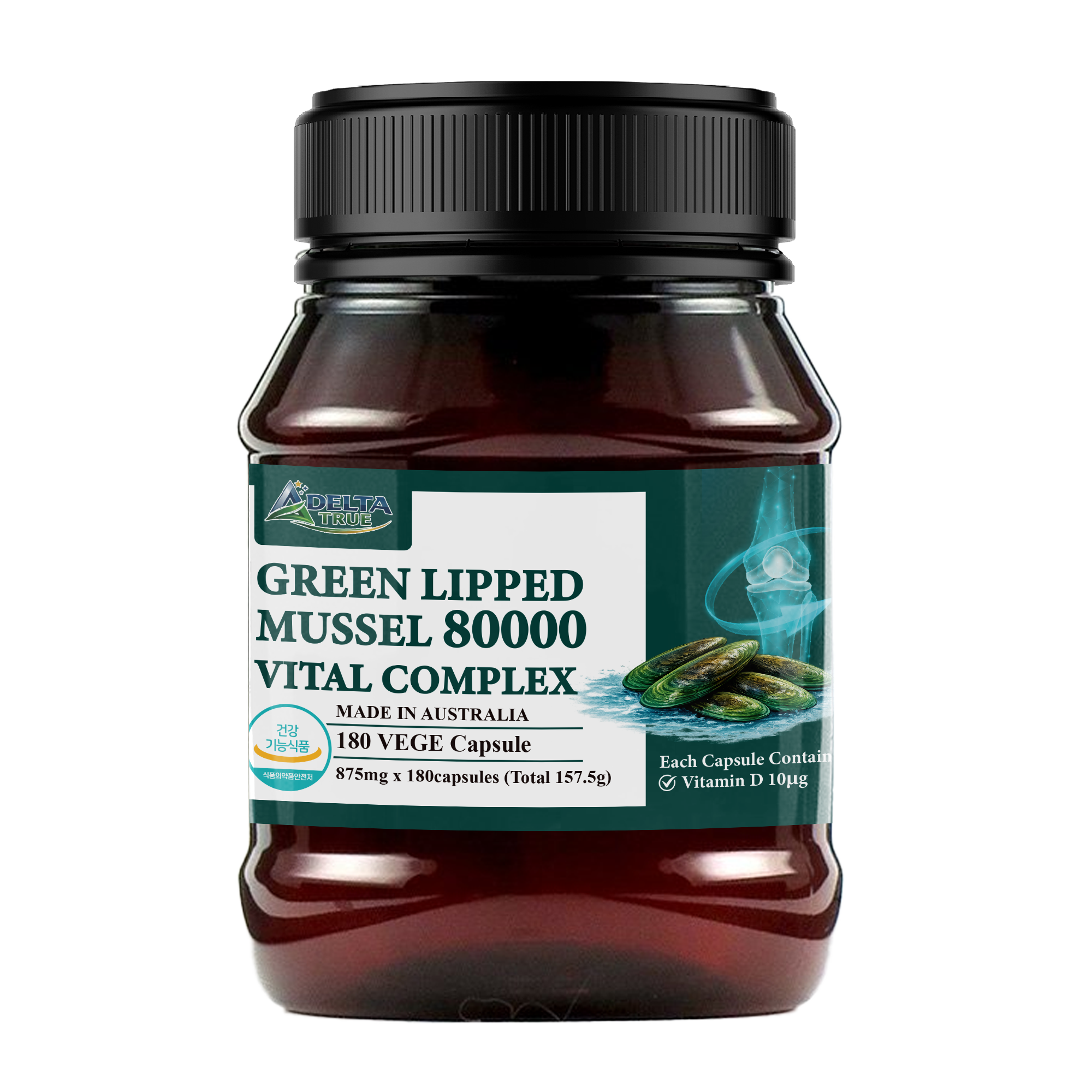 초록입홍합 80000 바이탈 컴플렉스 (875mg x 180캡슐)
