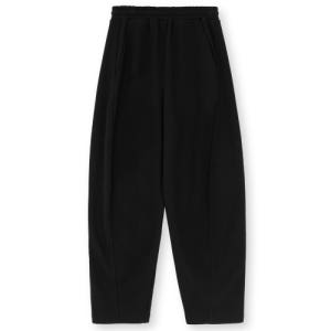 [브라운야드] W 배기 스웻 팬츠, 블랙 BY007SWBSP001