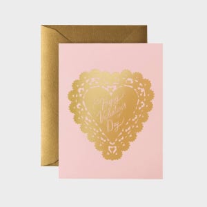 [라이플 페이퍼] 라이플페이퍼 Doily Valentine Card 발렌타인 카드