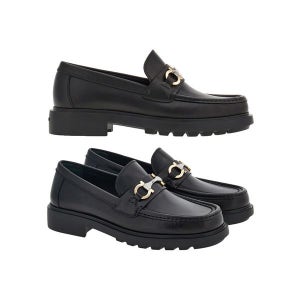 [페라가모] 26SS 더글라스 DUGLAS 더블 간치니 로퍼 블랙 0768108_178151