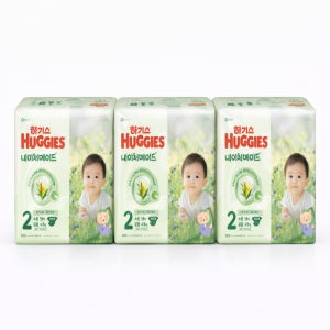 하기스 2025 네이처메이드 공용 2단계 밴드형(58매X3팩)