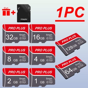 1개 고급 속도 TF 플래시 카드, 128GB, 64GB, 32GB, 16GB, 8GB, 4GB, 2GB, 1GB 사이즈로 제공, 어댑터 포함, 모바일 장치, 디지털 카메라,
