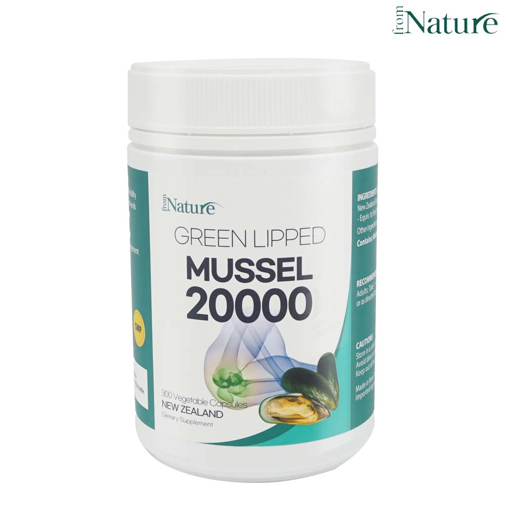 [청정 건강식품 <b>해외</b>직배송] 뉴질랜드 <b>프럼네이처 초록입홍합</b> 20000 300캡슐
