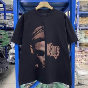 Travis Scott WWE 콜라보 THE RAGE 프린팅 washed 라운드 반팔 티셔츠 [스트릿 편집샵 람스]