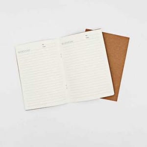 드로잉북 JX482198 연습장 A4 가로선노트 크라프트