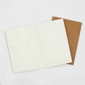 A4 ZY975407 격자노트 드로잉북 무지노트 크라프트