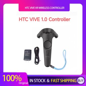 HTC Vive VR 무선 컨트롤러 완드+충전기 전원 공급 장치+가상 현실 헤드셋 교체 부품 액세서리용 스트랩 세트