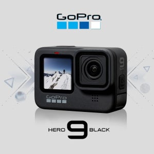 고프로 히어로 9 블랙 액션 카메라 4K 5K 컬러 전면 스크린 스포츠 캠 20MP 사진, 라이브 스트리밍 고프로 히어로 9