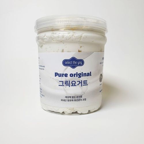 거품없는 꾸덕한 수제그릭요거트 플레인 무가당