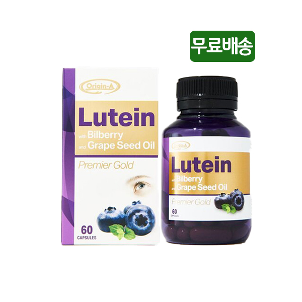 오리진에이 루테인 with 빌베리 60캡슐, 5개