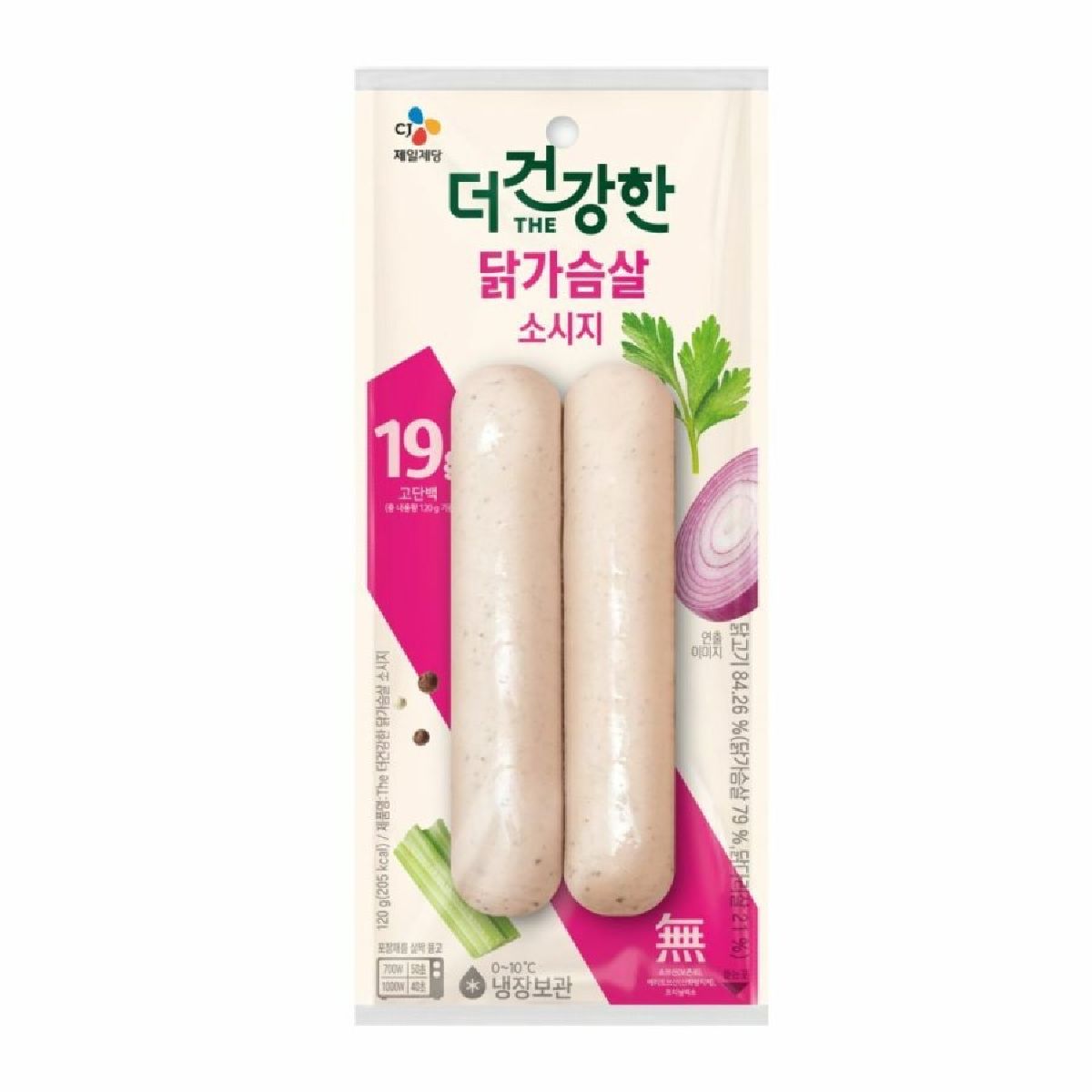 CJ CheilJedang CJ The Healthier Chicken Breast Sausage 120g, 1 unit