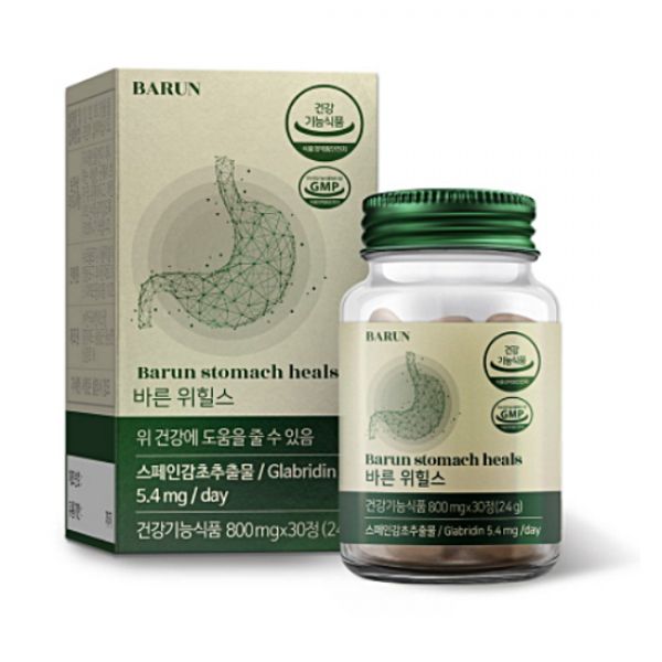 <b>뉴트올로지</b> 바른 위힐스 30정(고급 감초추출물 영양제)1상자