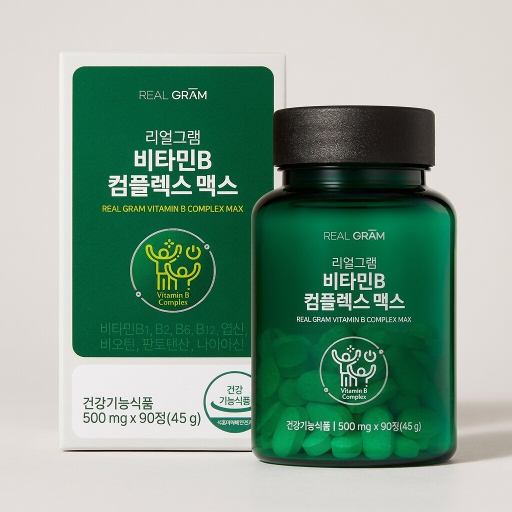리얼그램 비타민B 컴플렉스 맥스