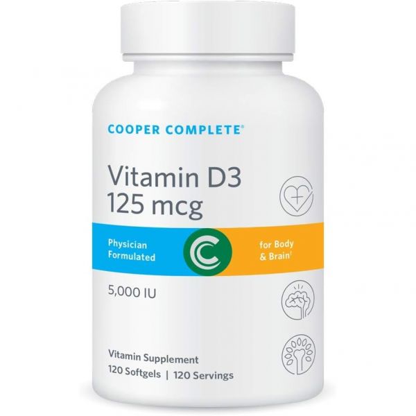 비타민D 쿠퍼 컴플리트 비타민 <b>D3125 mcg</b>(5000 U)  비타민D 쿠퍼 컴플리트 비타민 <b>D3125 mcg</b>(500  1개