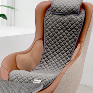 맘네스트 세라젬 파우제 M2 M4 안마의자 보조시트 천갈이 커버교체  벨벳 차콜그레이  43.5cmX136.5cm  세라젬 보조시트