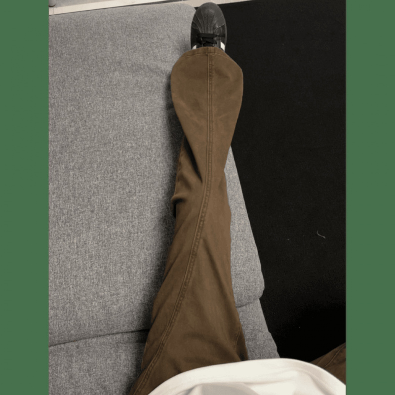 해피유통 남성 봄 가을 캐주얼 스트레이트핏 면바지 심플 디자인 편안함 S 갈색 S