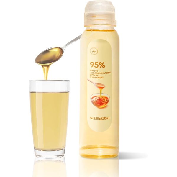 YVIP 95% <b>Fructooligosaccharides</b> FOS Prebiotic Fiber - Natural Digestive &amp; Gut Health Support - Ide