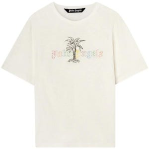 팜엔젤스 팜앤젤스 반팔 티셔츠 화이트 PMAA089E23JER0040110 26 SS 로고 프린트 반소매 TP424884253 74917092